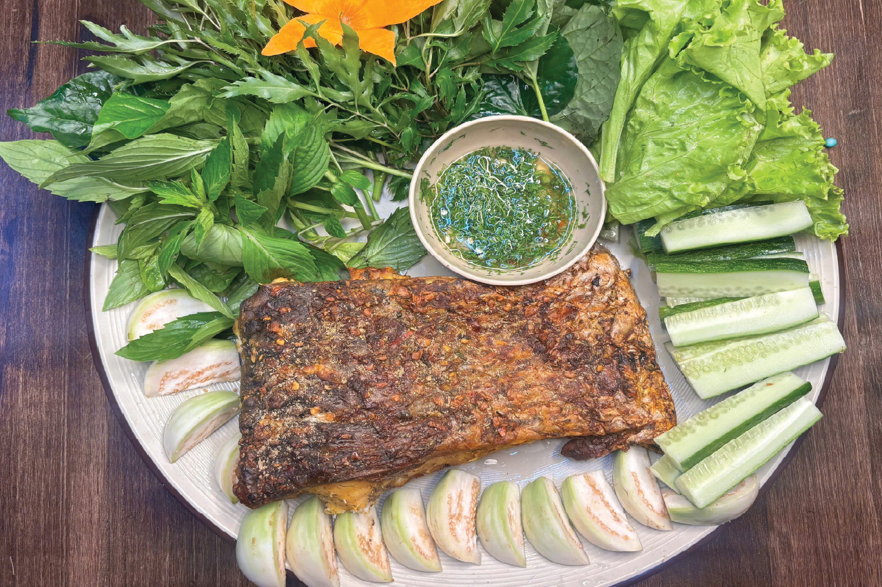 Món cá nướng Thái Xuyên